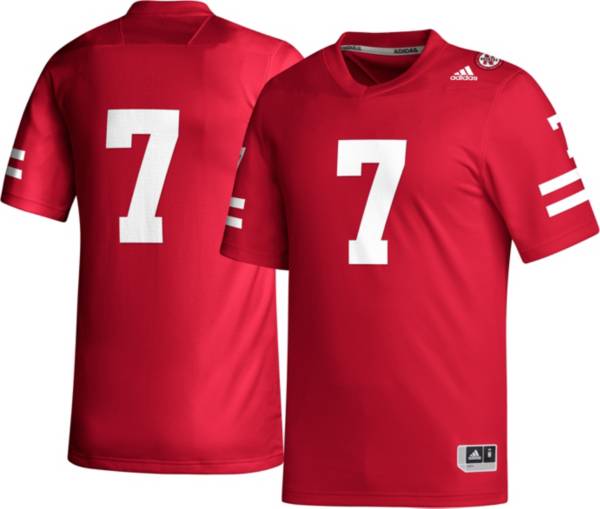 adidas Men's Nebraska Cornhuskers #1 Orange Replica Football Jersey