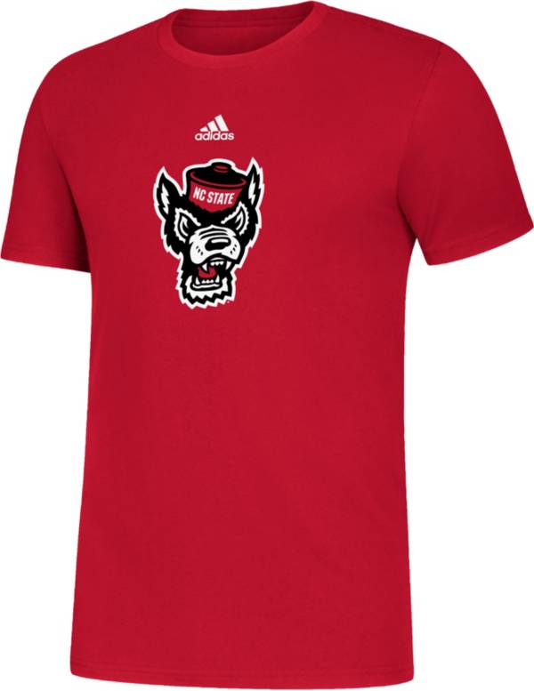 adidas Men's NC State Wolfpack Red Amplifier Locker Room T-Shirt