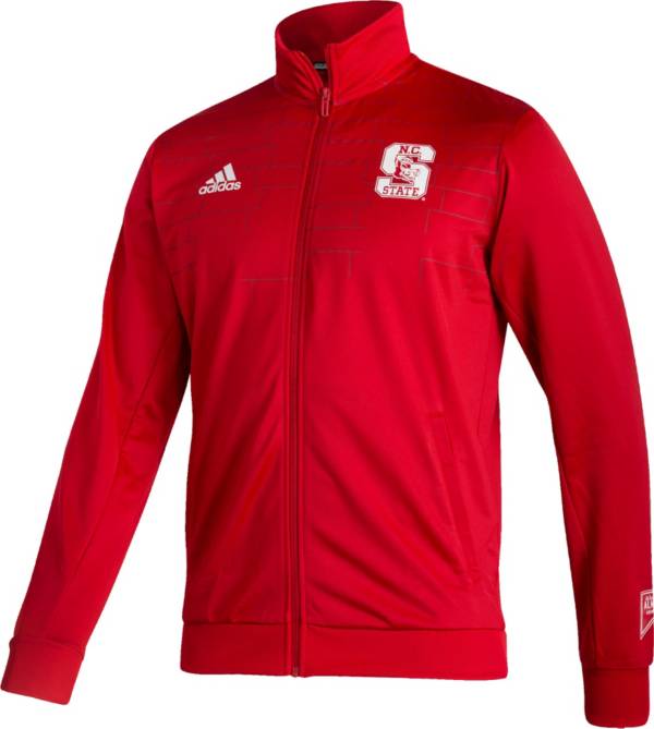 adidas Men's NC State Wolfpack Red Reverse Retro Full-Zip Jacket