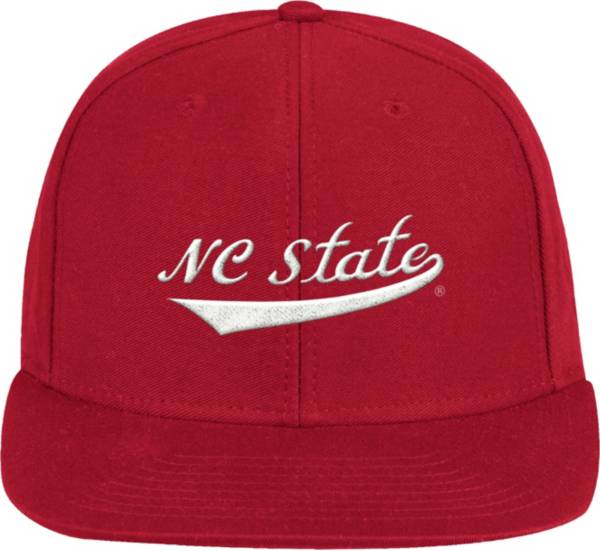 adidas Men's NC State Wolfpack Red Swoop Snapback Adjustable Hat