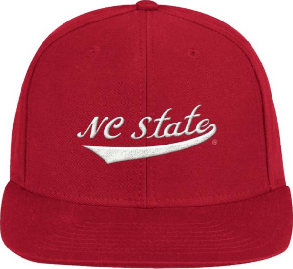 adidas Men's NC State Wolfpack Red Swoop Snapback Adjustable Hat product image