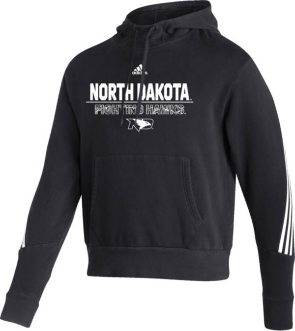 adidas Men's North Dakota Fighting Hawks Green Pullover Hoodie