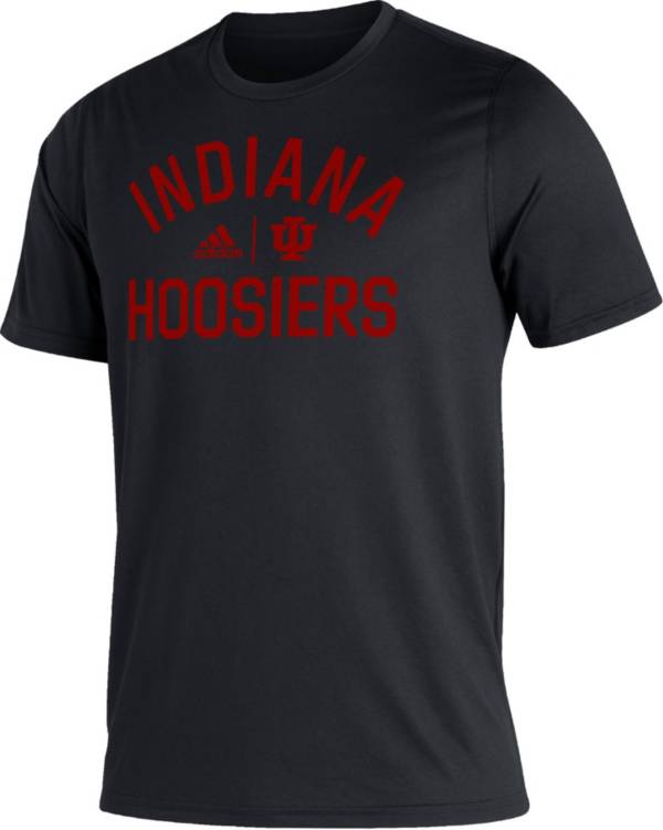 adidas Men's Indiana Hoosiers Black Creator Performance T-Shirt