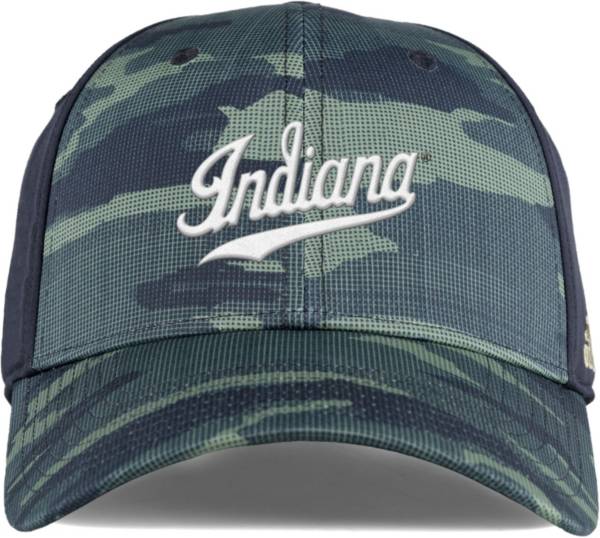 adidas Men's Indiana Hoosiers Camo 'Military Appreciation' Stretch Fitted Hat