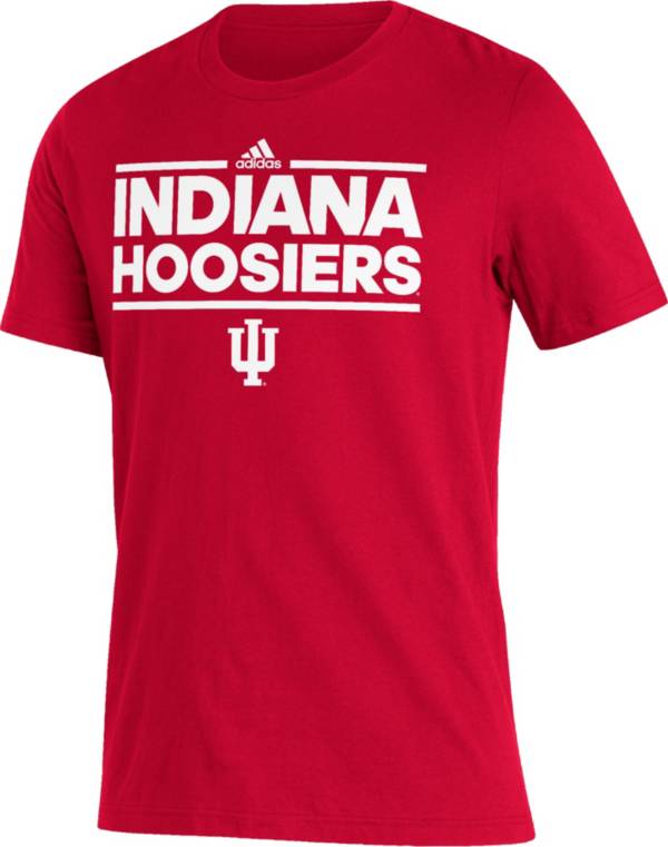 adidas Men's Indiana Hoosiers Crimson Amplifier T-Shirt