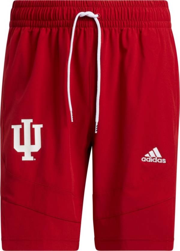 adidas Men's Indiana Hoosiers Crimson Swingman On-Court Replica Basketball Shorts