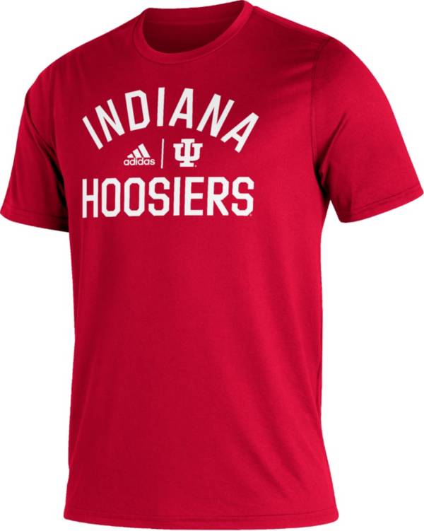 adidas Men's Indiana Hoosiers Crimson Creator Performance T-Shirt