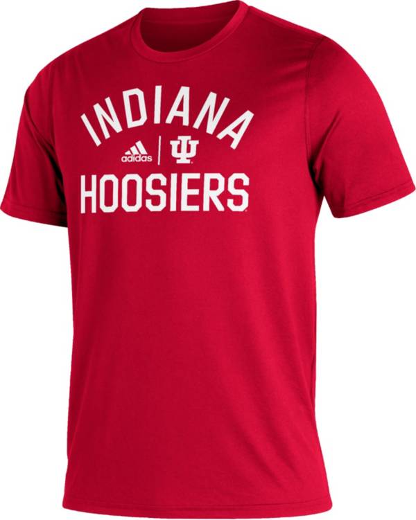 adidas Men's Indiana Hoosiers Crimson Creator Performance T-Shirt