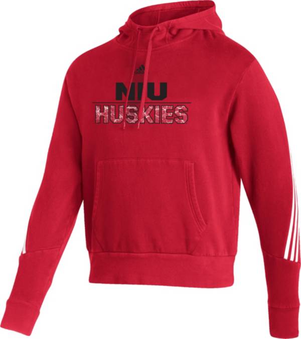 adidas Men's Northern Illinois Huskies Cardinal Pullover Hoodie