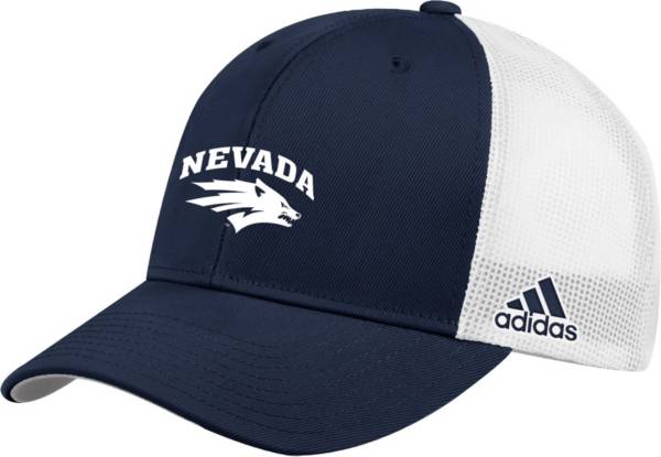 adidas Men's Nevada Wolf Pack Blue Adjustable Trucker Hat