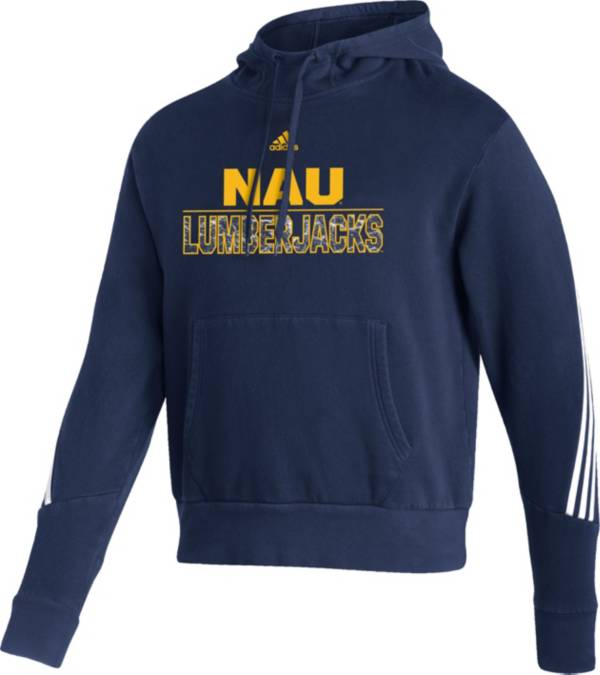 adidas Men's Northern Arizona Lumberjacks Blue Pullover Hoodie