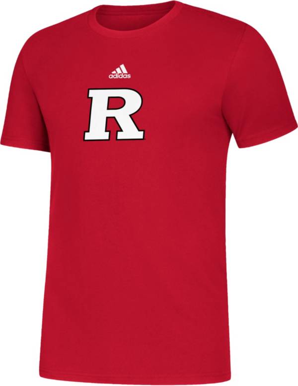 adidas Men's Rutgers Scarlet Knights Scarlet Amplifier Locker Room T-Shirt