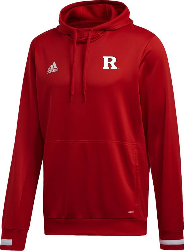 adidas Men's Rutgers Scarlet Knights Scarlet Pullover Hoodie