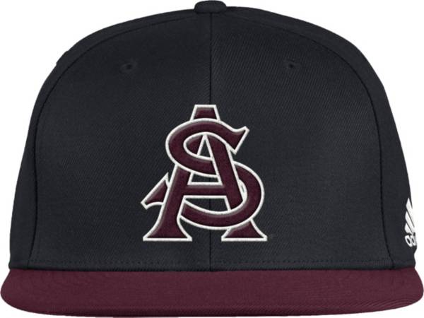 adidas Men's Arizona State Sun Devils Black On-Field Baseball Fitted Hat product image
