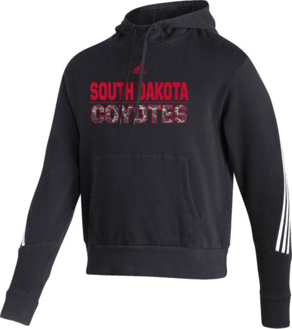 adidas Men's South Dakota Coyotes Black Pullover Hoodie