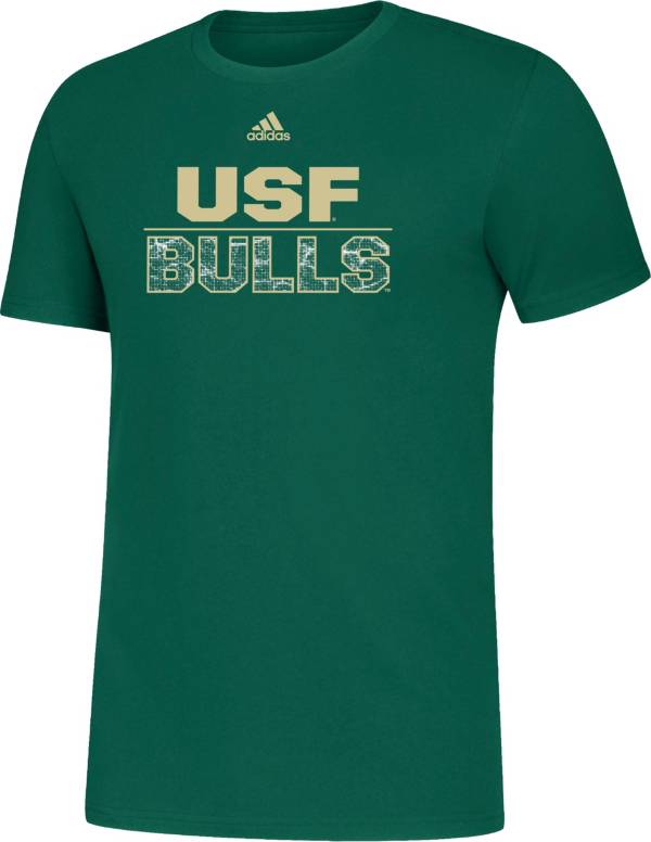 adidas Men's South Florida Bulls Green Amplifier T-Shirt product image