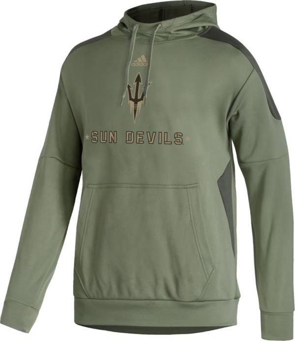 adidas Men's Arizona State Sun Devils Green 'Veterans Day' Pullover Hoodie product image