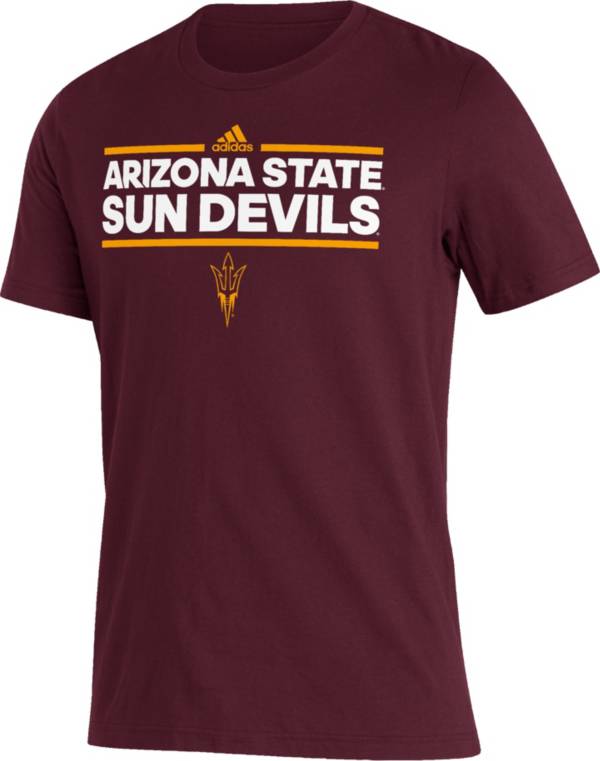adidas Men's Arizona State Sun Devils Maroon Amplifier T-Shirt product image