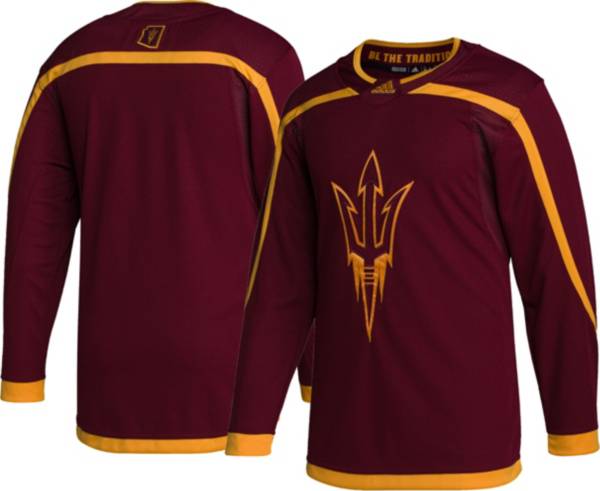adidas Men's Arizona State Sun Devils Maroon On-Ice Replica Hockey Jersey
