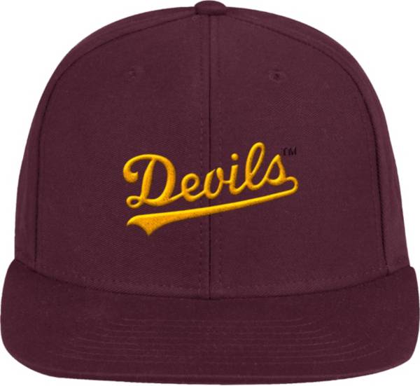 adidas Men's Arizona State Sun Devils Maroon Swoop Snapback Adjustable Hat product image