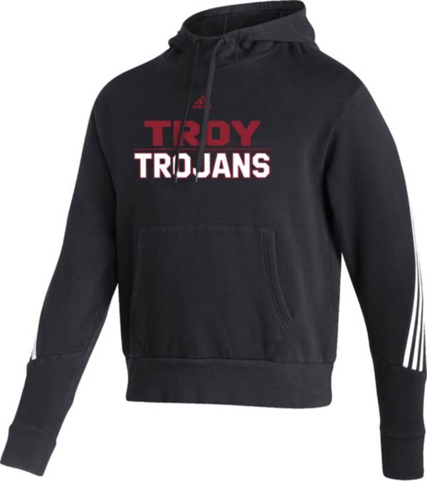 adidas Men's Troy Trojans Black Pullover Hoodie