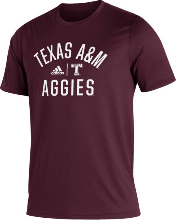 adidas Men's Texas A&M Aggies Maroon Creator Performance T-Shirt