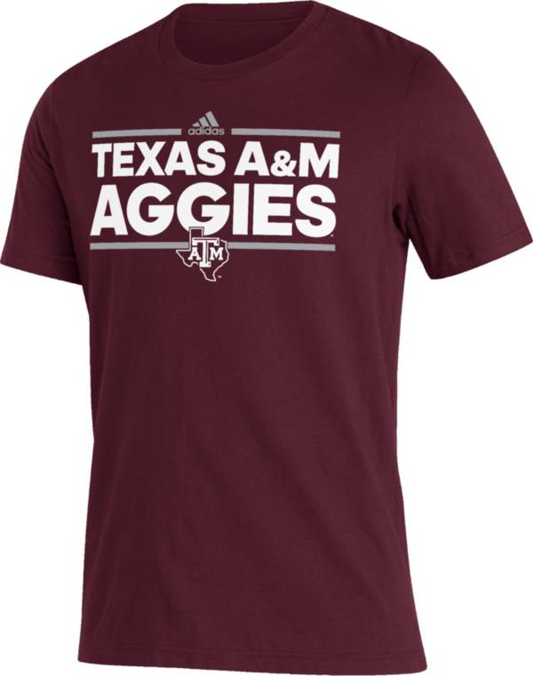 adidas Men's Texas A&M Aggies Maroon Amplifier T-Shirt product image