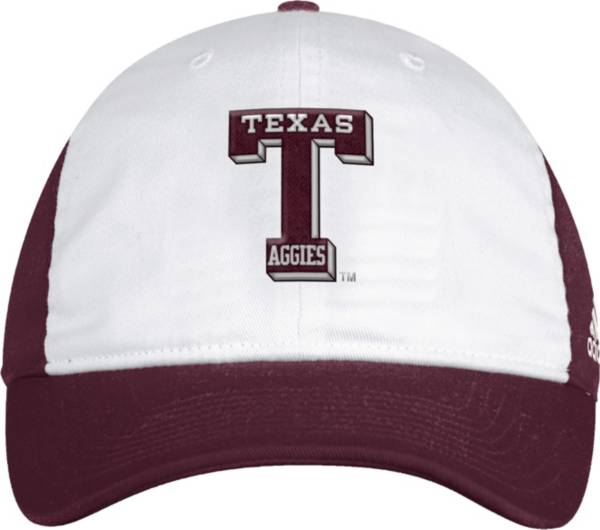 adidas Men's Texas A&M Aggies White Spring Game Adjustable Sideline Hat