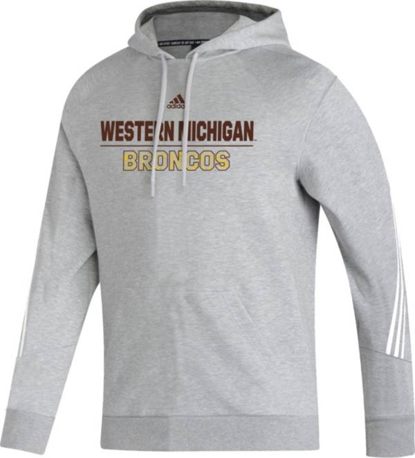 adidas Men's Western Michigan Broncos Black Fashion Pullover Hoodie