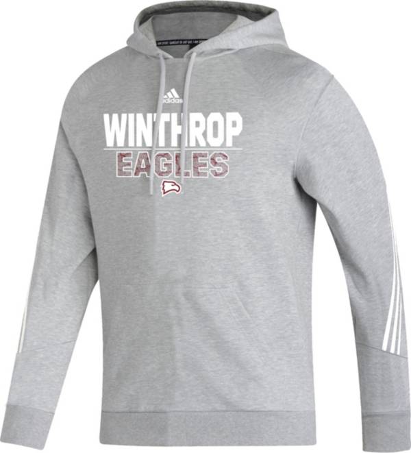 adidas Men's Winthrop Eagles Grey Pullover Hoodie