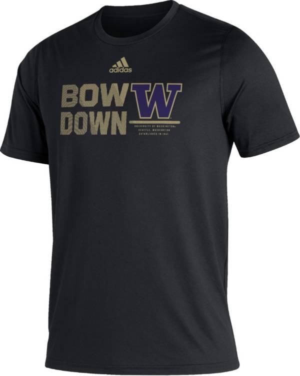 adidas Men's Washington Huskies Black Creator Performance T-Shirt