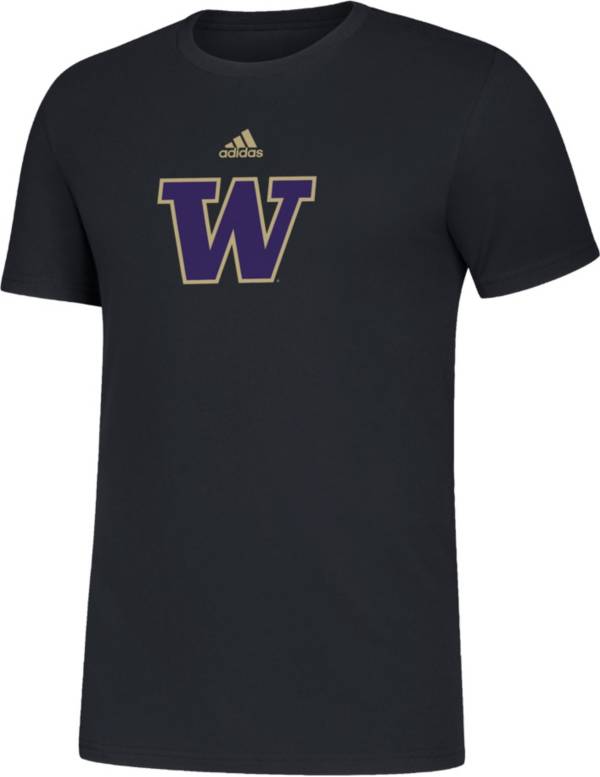 adidas Men's Washington Huskies Black Amplifier Locker Room T-Shirt