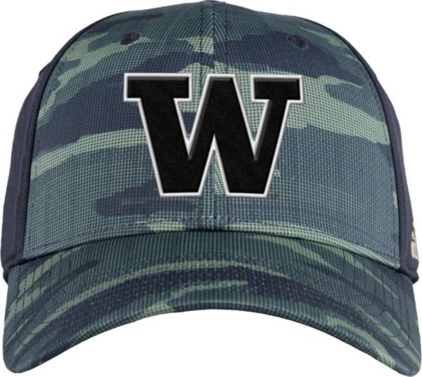 adidas Men's Washington Huskies Camo 'Military Appreciation' Stretch Fitted Hat