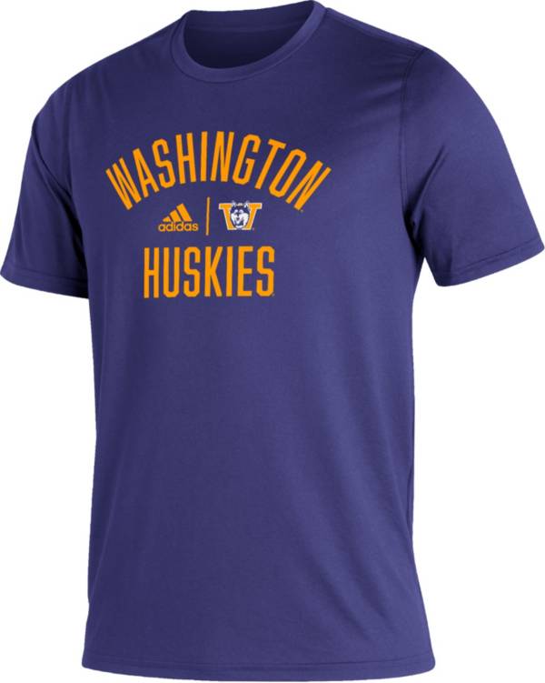 adidas Men's Washington Huskies Purple Creator Performance T-Shirt