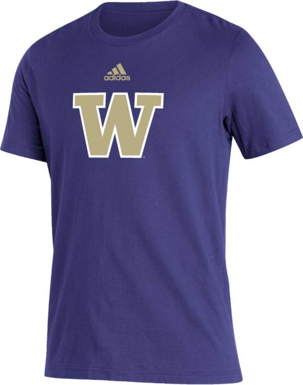 adidas Men's Washington Huskies Purple Amplifier Locker Room T-Shirt