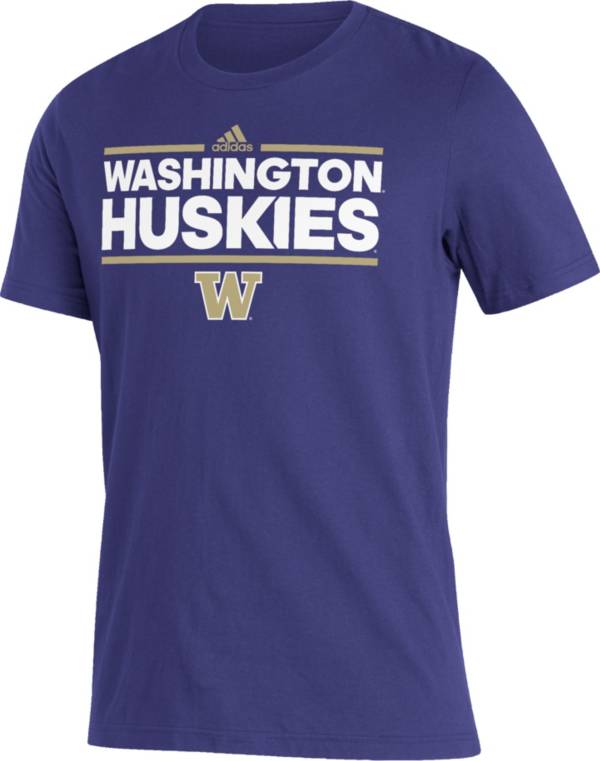 adidas Men's Washington Huskies Purple Amplifier T-Shirt product image