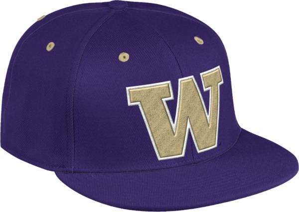 adidas Men's Washington Huskies Purple On-Field Baseball Fitted Hat
