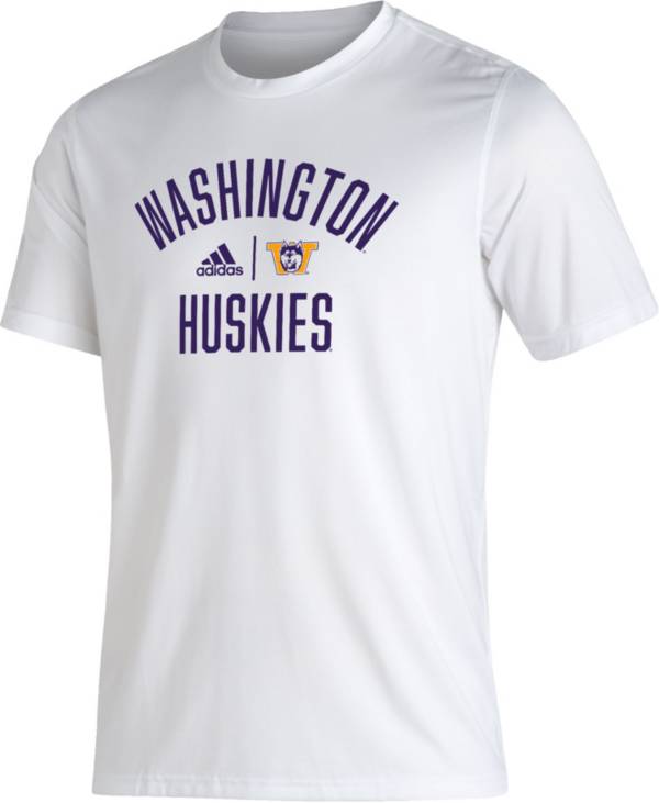 adidas Men's Washington Huskies White Creator Performance T-Shirt
