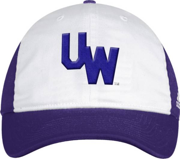 adidas Men's Washington Huskies White Spring Game Adjustable Sideline Hat