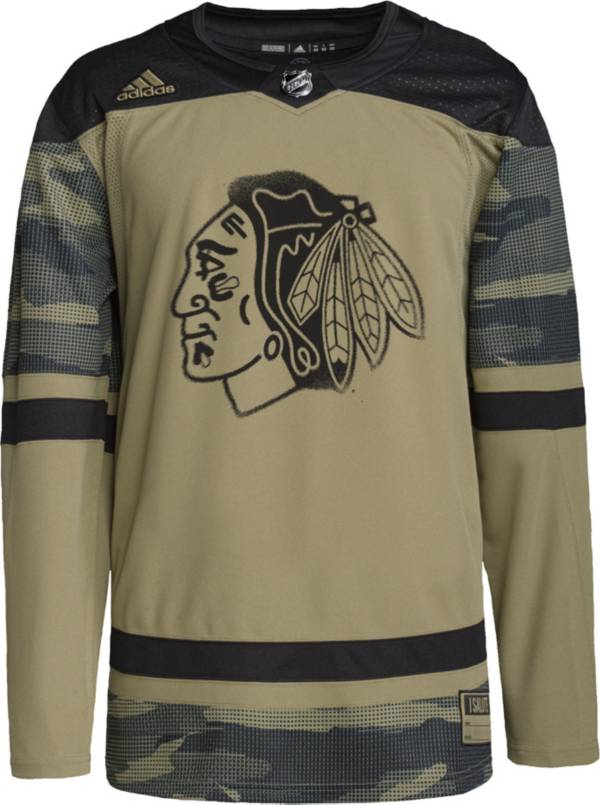 adidas Chicago Blackhawks Military Appreciation ADIZERO Authentic Jersey