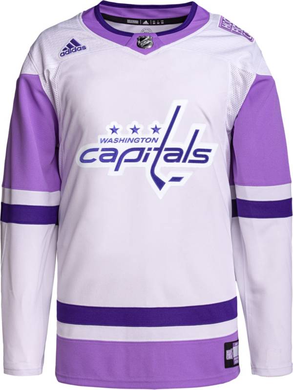 adidas Washington Capitals Hockey Fights Cancer ADIZERO Authentic Jersey product image