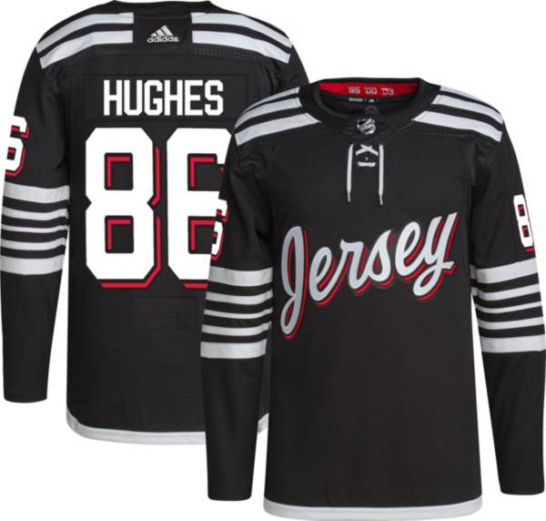 adidas New Jersey Devils Jack Hughes #86 ADIZERO Authentic Alternate Jersey