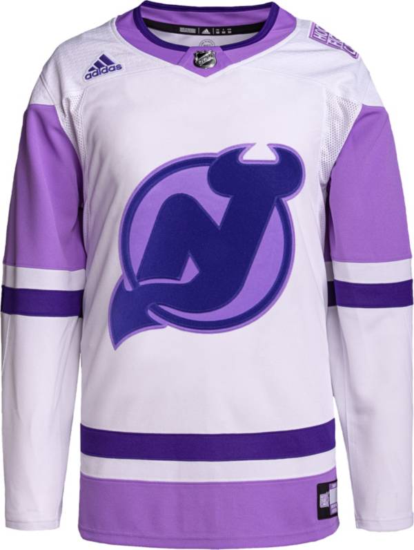 adidas New Jersey Devils Hockey Fights Cancer ADIZERO Authentic Jersey