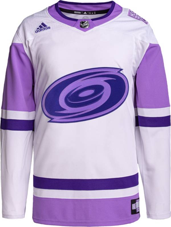 adidas Carolina Hurricanes Hockey Fights Cancer ADIZERO Authentic Jersey