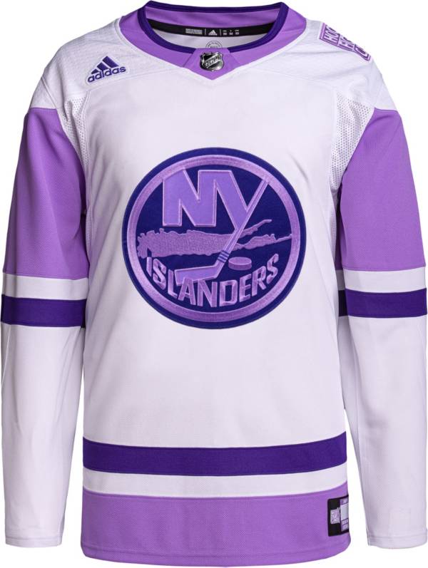 adidas New York Islanders Hockey Fights Cancer ADIZERO Authentic Jersey