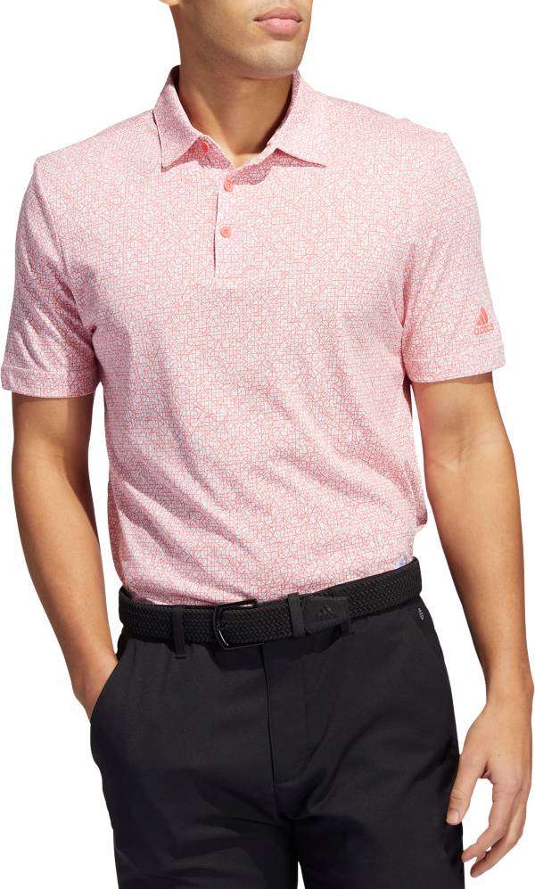adidas Men's Abstract Print Golf Polo