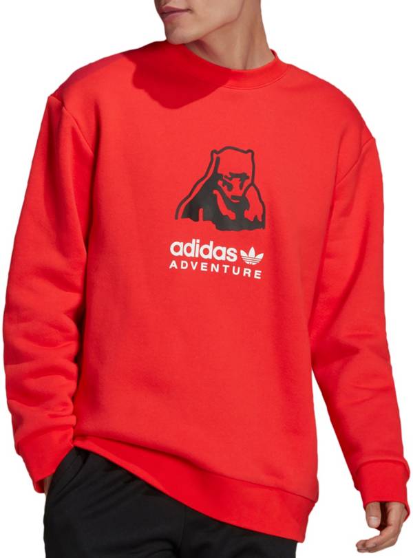 adidas Originals Men's Adventure Big Logo Crew Sweatshirt product image