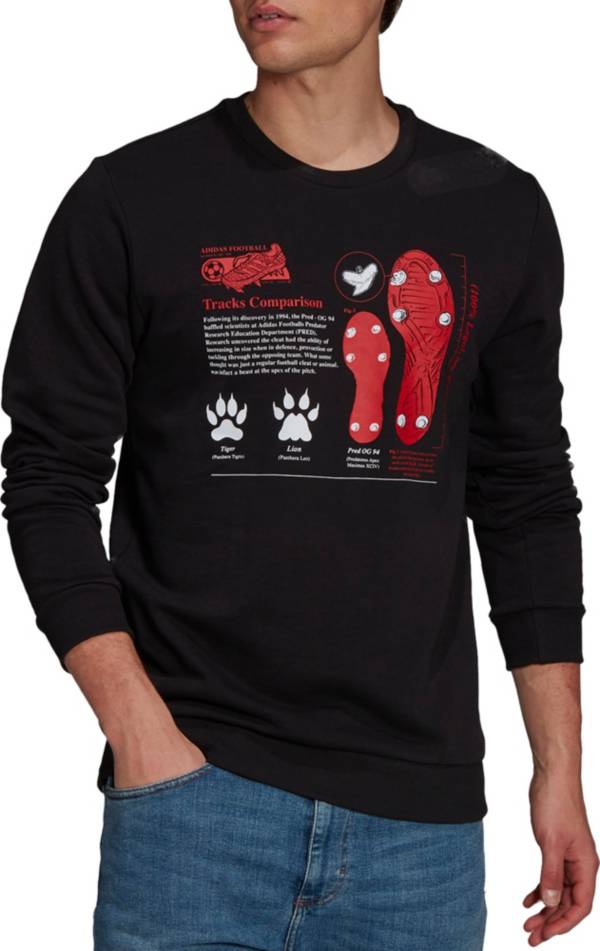 adidas Men's Predator Graphics Crewneck Sweatshirt