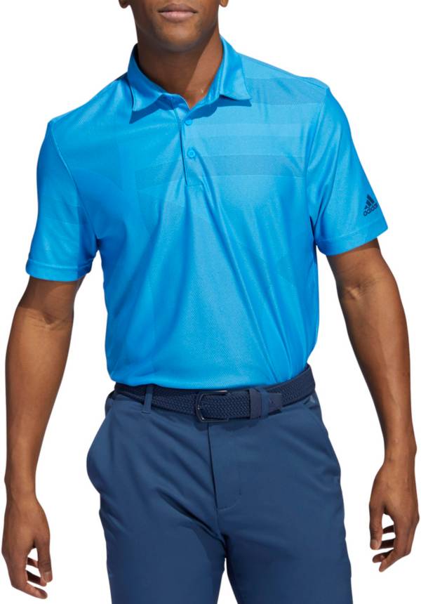adidas Men's Jacquard Golf Polo