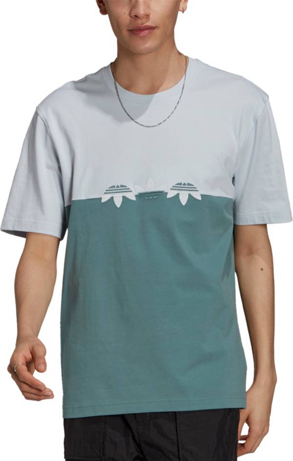 adidas Men's Adicolor Sliced Multi-Trefoil T-Shirt